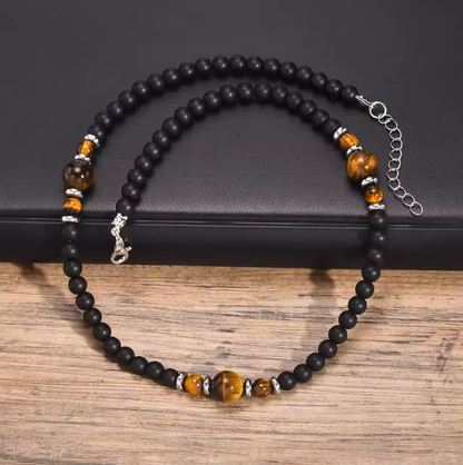 Protection and Balance Tiger Eye Necklace