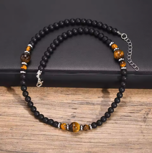 Protection and Balance Tiger Eye Necklace