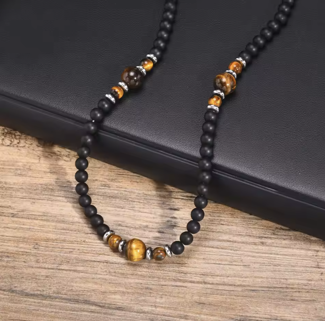Protection and Balance Tiger Eye Necklace