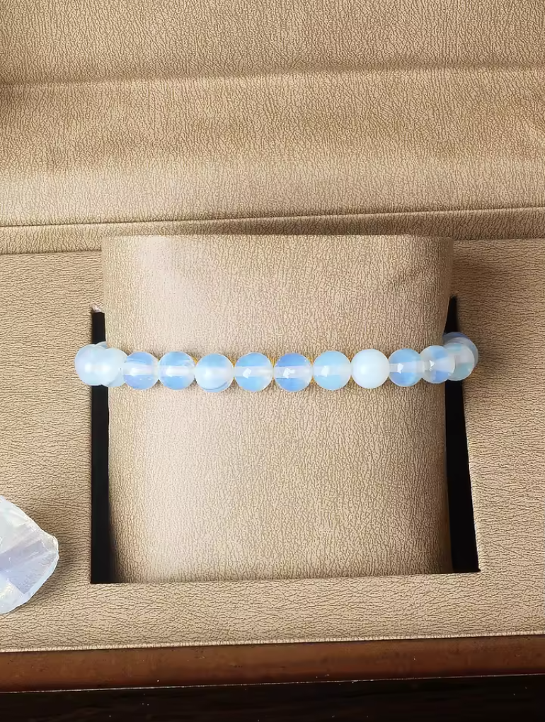 Elegant Opal Crystal Bracelet.