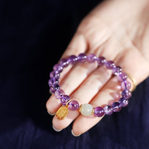 Peace and Prosperity Amethyst Bracelet