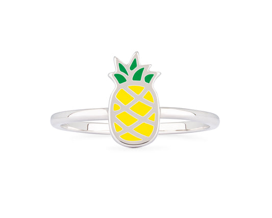 Enamel Pineapple Ring