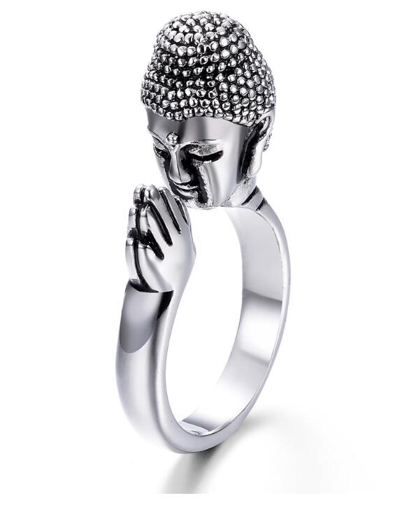 Praying for Peace & Luck Shakyamuni Buddha Ring