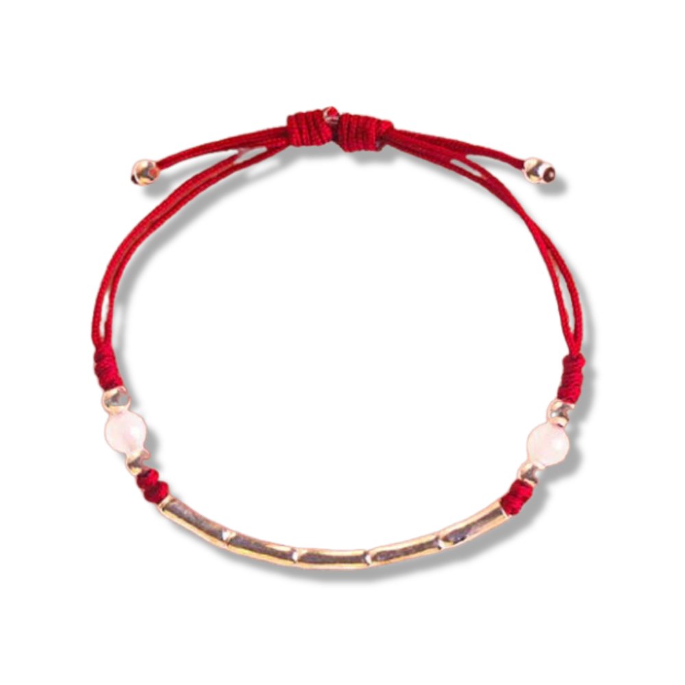Red Rope Bamboo Bracelet