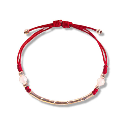Red Rope Bamboo Bracelet