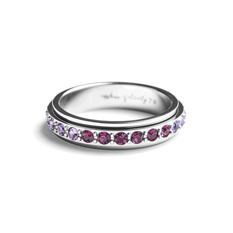 Anillo giratorio de colores significativos