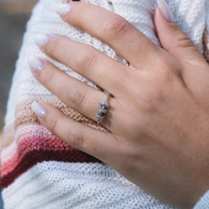 Anillo antiestrés Rondelle Trio