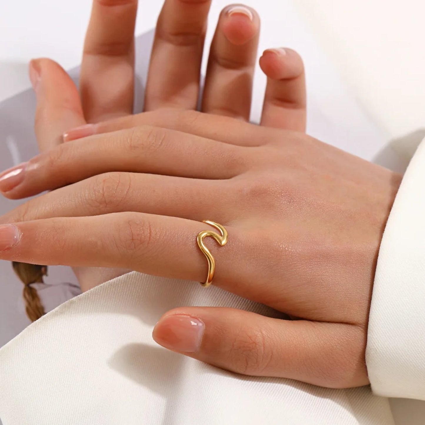 Serenity Wave Ring