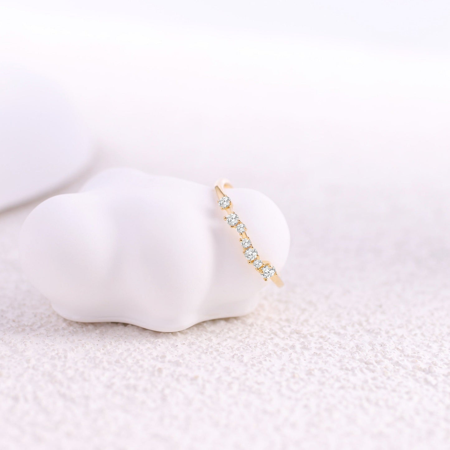 Schimmernder Diamantring