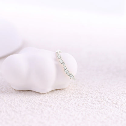 Schimmernder Diamantring