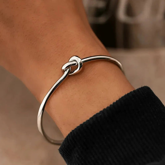Sisters Matching Infinity Knot Bracelet Bangle
