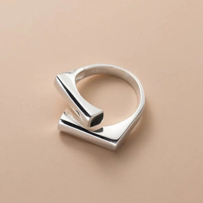 Sleek Square Open Ring
