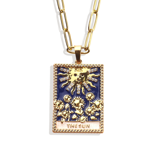 The Sun Tarot Necklace