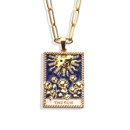 The Sun Tarot Necklace