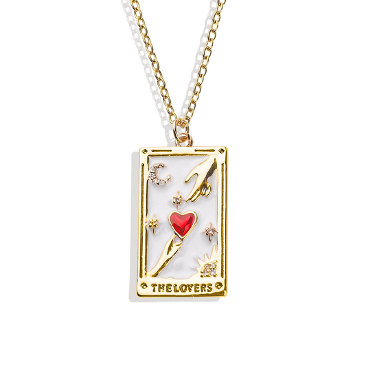 The Lovers Tarot Necklace