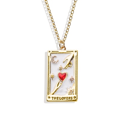 The Lovers Tarot Necklace