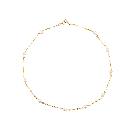 Halsband mit zehn Perlen