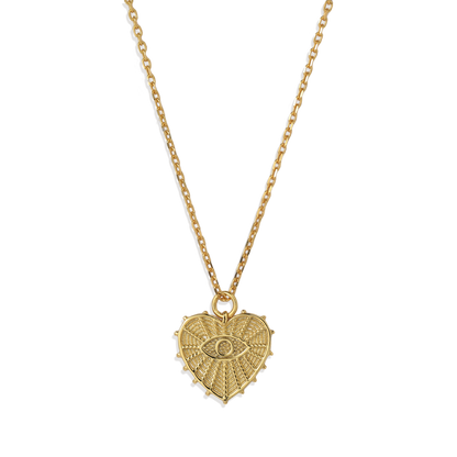 The Heart Sees All Pendant Necklace
