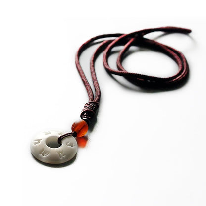 Tibetan Buddhist Handmade OM Necklace