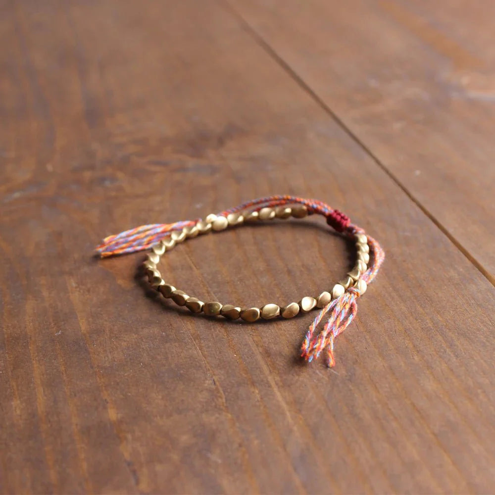 Tibetan Copper Beads Bracelet