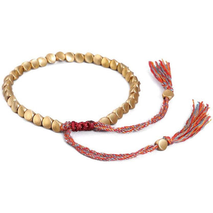 Tibetan Copper Beads Bracelet