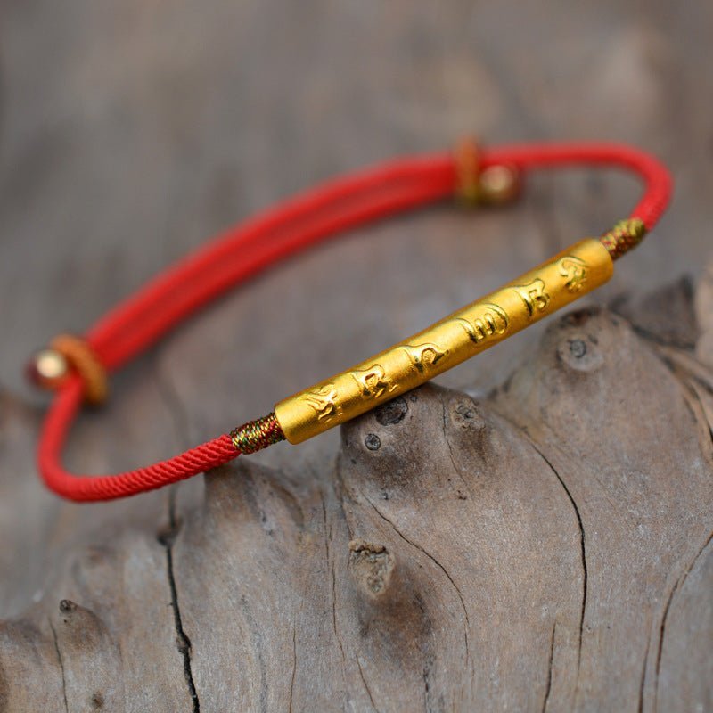 Tibetan Mantra Lucky Charm Bracelet