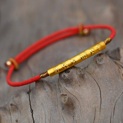 Tibetan Mantra Lucky Charm Bracelet