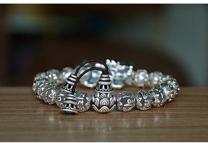 Tibetan Six Words Mantra with Pixiu Bracelet
