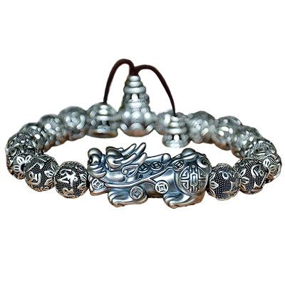 Tibetan Six Words Mantra with Pixiu Bracelet