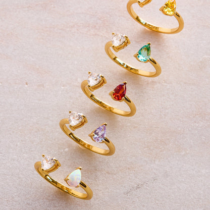 Toi Et Moi Heart Ring