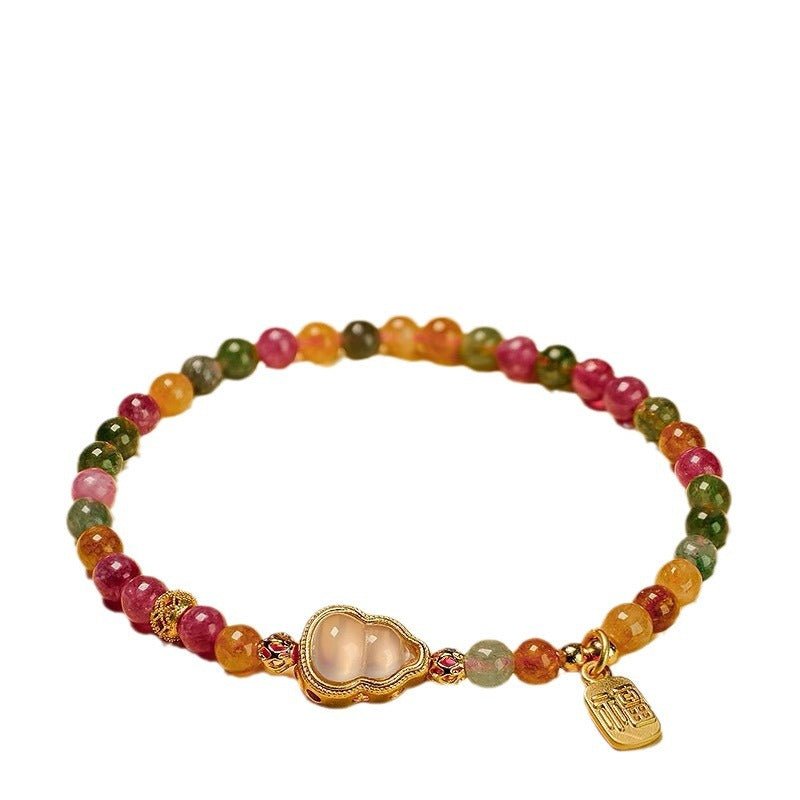 Tourmaline Gourd Fortune Bracelet