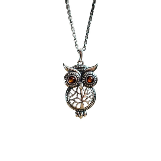 Tree of Life Owl Necklace
