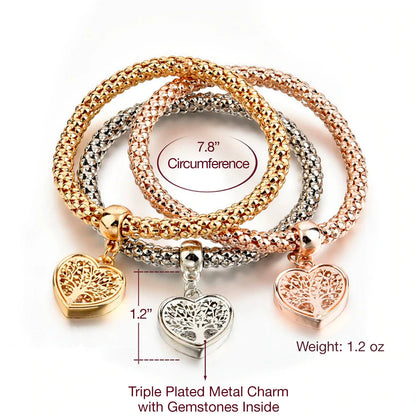 Tree of Life - Limited Edition Heart Charm Bracelet