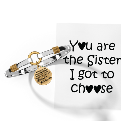 Straighten Your Crown - Two-Tone Charm Bracelet