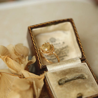 Unstoppable Luck Citrine Ring