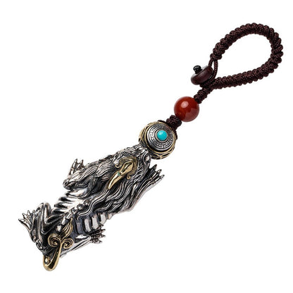 Wealth and Good Luck Pixiu Keychain