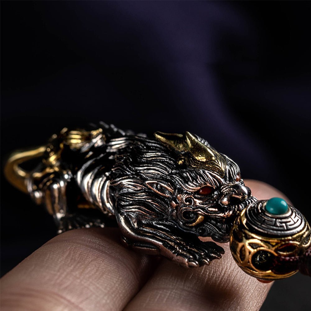 Wealth and Good Luck Pixiu Keychain