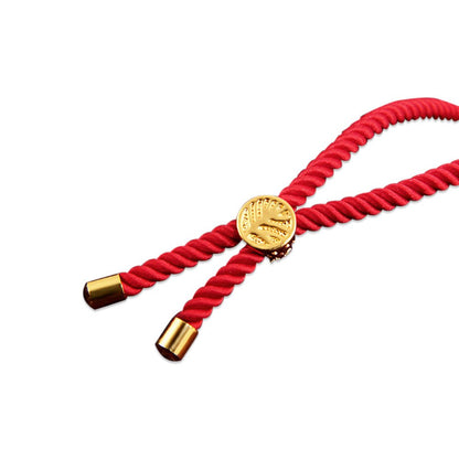 Wealth Attractor Red Agate Pixiu Handwoven Bracelet
