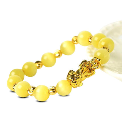 Wealth & Fortune Citrine Piyao Bracelet