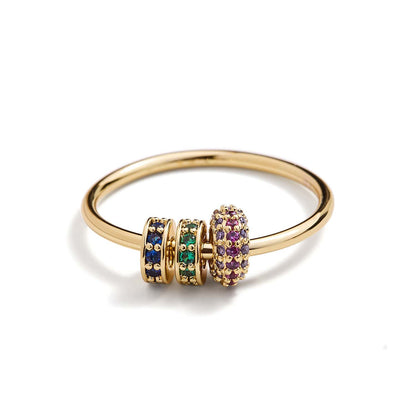 Anillo antiestrés Rondelle Trio