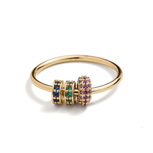 Anillo antiestrés Rondelle Trio