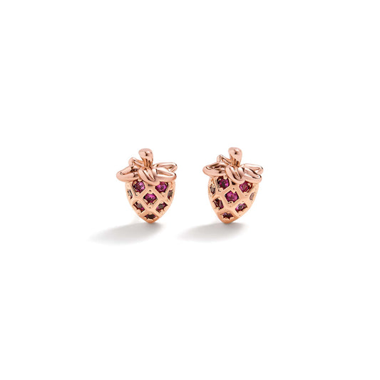 Pendientes de fresa