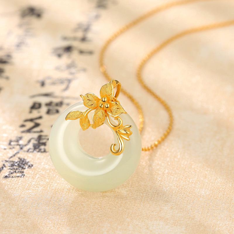 White Jade Auspicious Necklace