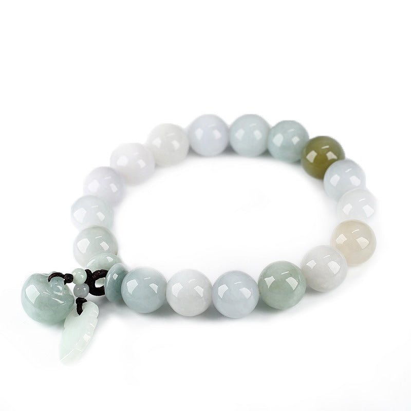 White Jade Fortune Pixiu Bracelet