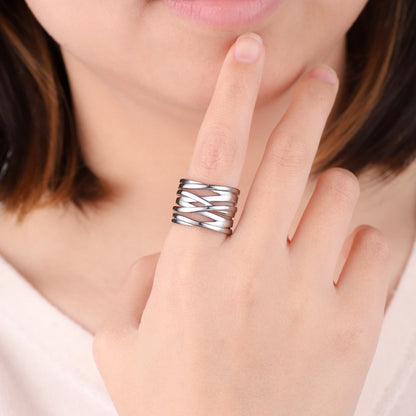 Wire Wrap Statement Ring