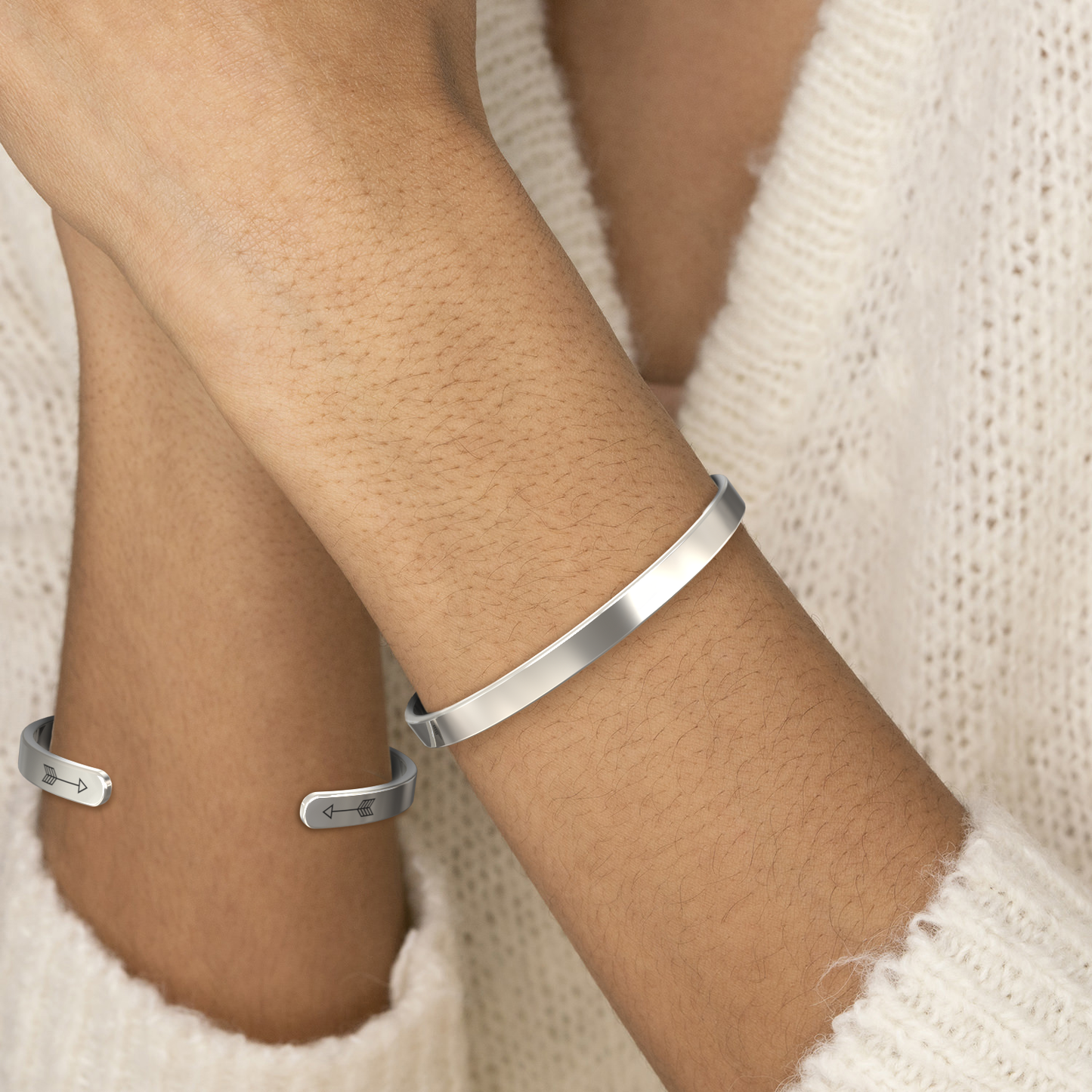 Believe in You Like I Do Cuff Bracelet